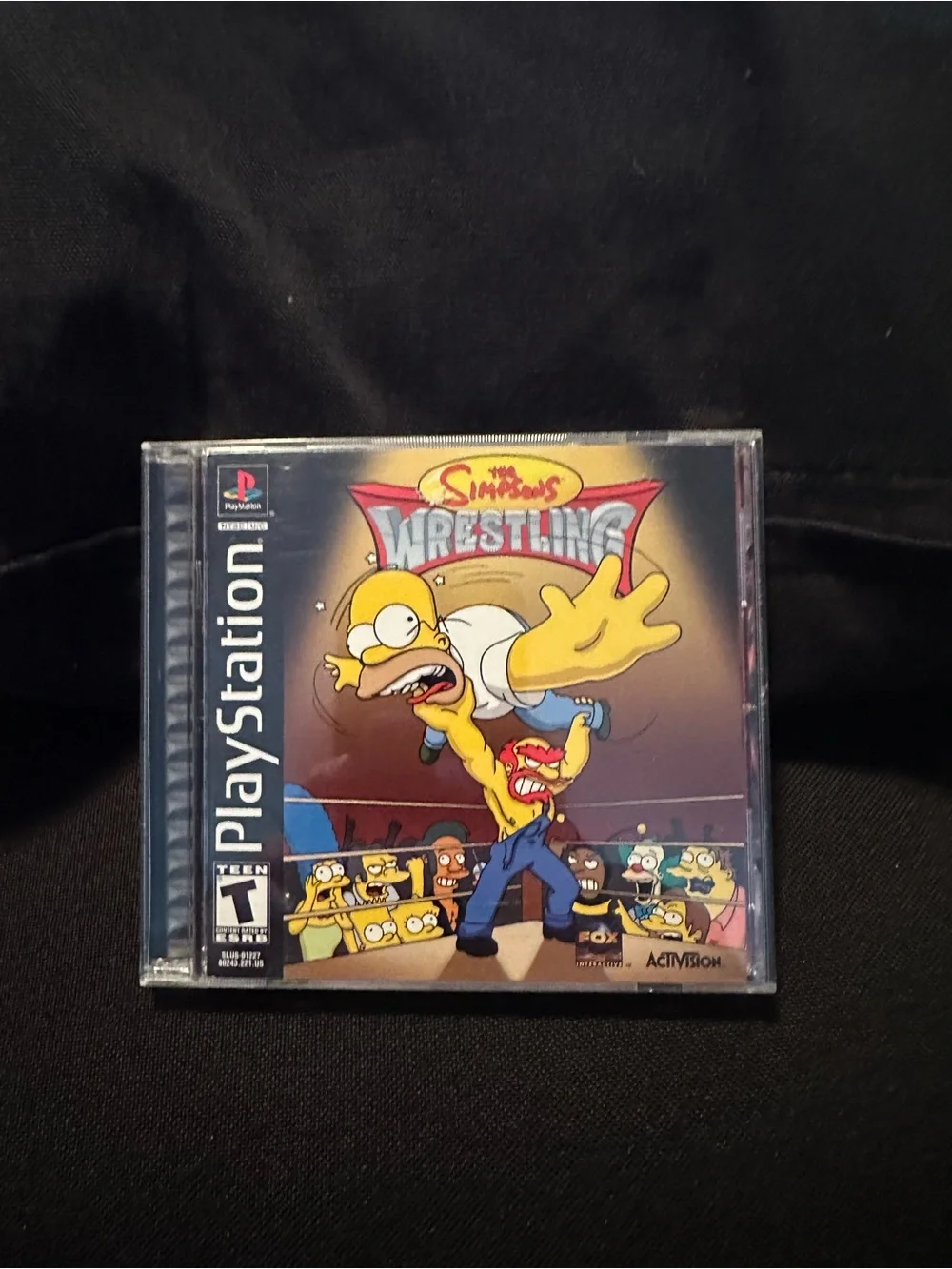 Sony PlayStation The Simpsons Wrestling - Yellow, Black, Blue